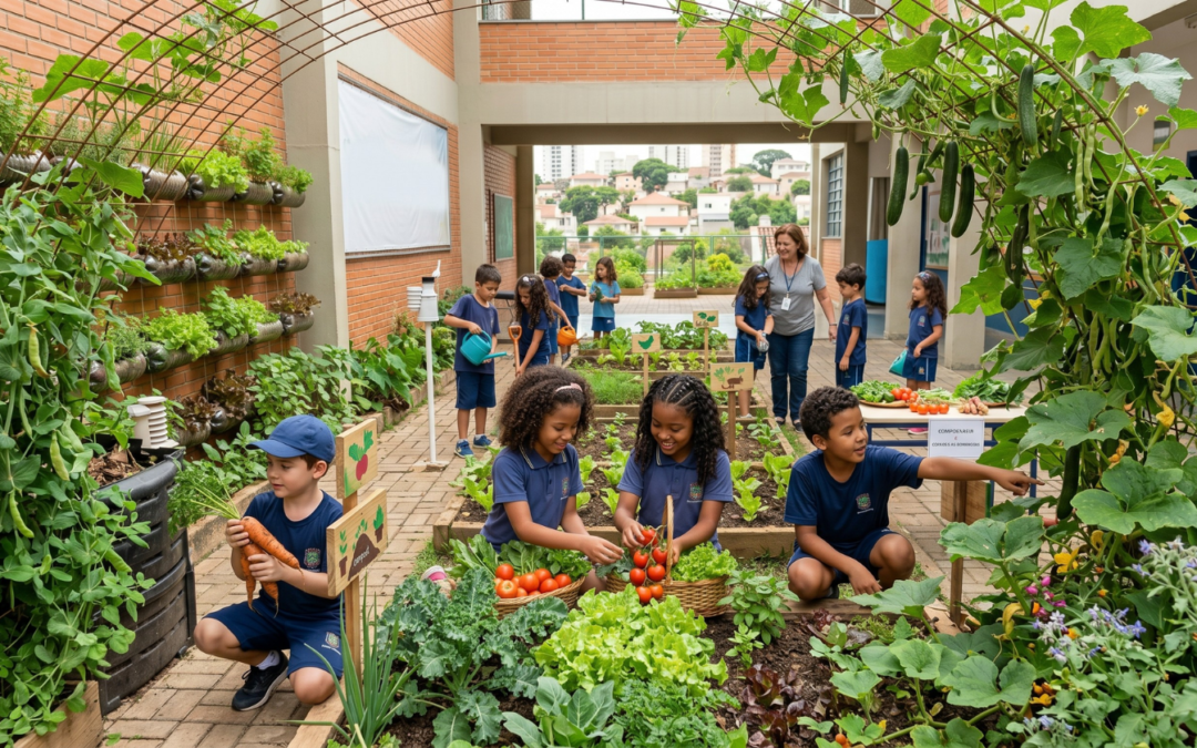 Colheita Urbana: educação que conecta alunos à realidade e transforma a consciência social