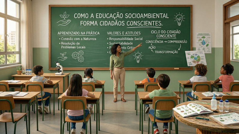 Como a educação socioambiental contribui para formar cidadãos conscientes