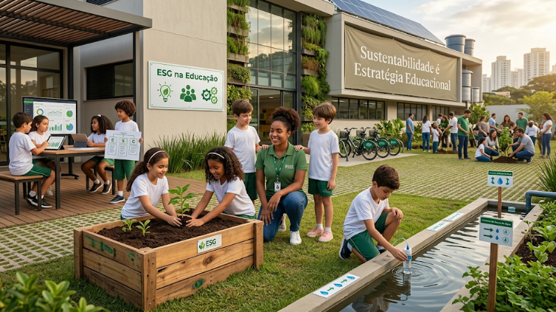 ESG na educação com foco em sustentabilidade nas escolas e formação de cidadãos conscientes